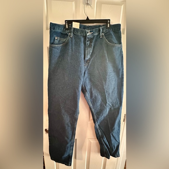 NWT WRANGLER® FIVE STAR PREMIUM DENIM RELAXED FIT JEAN IN VINTAGE 38 X 32 - Picture 6 of 8